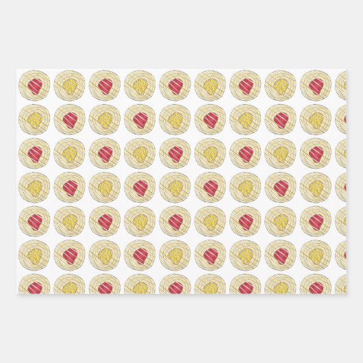 Cherry Lemon Danish Pastry Breakfast Pastries Inpakpapier Vel (Voorkant)