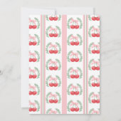 Cherry Leuke Meisjes Club Roze Bow Verjaardag Kaart (Achterkant)