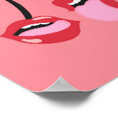 Cherry Lips | Kunstdruk | Downloaden | Kunst aan d Poster (Hoek)