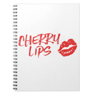Cherry Lips Red Kiss Mark-laptop Notitieboek