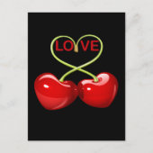 CHERRY LOVE-HARTEN BRIEFKAART (Voorkant)