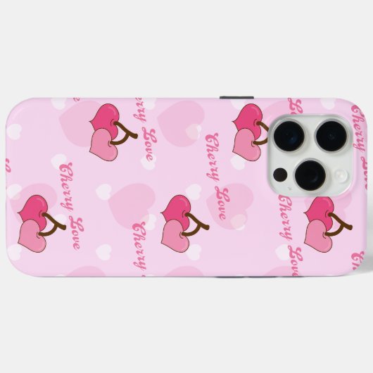 Cherry Love iPhone Case (Achterkant (horizontaal))