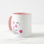 Cherry Love – Pop Art Cherries - Valentine’s Day Mok (Voorkant links)