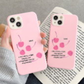 Cherry Love – Pop Art Kersen - Valentijnsdag iPhone 15 Case