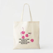 Cherry Love – Pop Art Kersen - Valentijnsdag Tote Bag (Voorkant)
