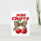 Cherry Lover Leopard Coquette Summer Vibes Wild CH Kaart (Voorkant)
