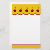 Cherry Lover Stationery Briefpapier (Voorkant / Achterkant)