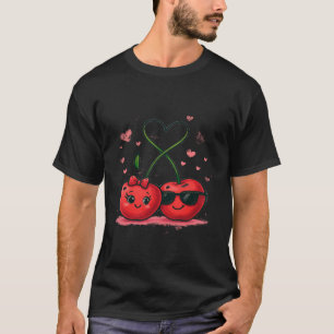 Cherry Lovers T-Shirt – Esthetische Fruit Graphic