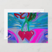 Cherry Lovetifu Briefkaart (Voorkant / Achterkant)