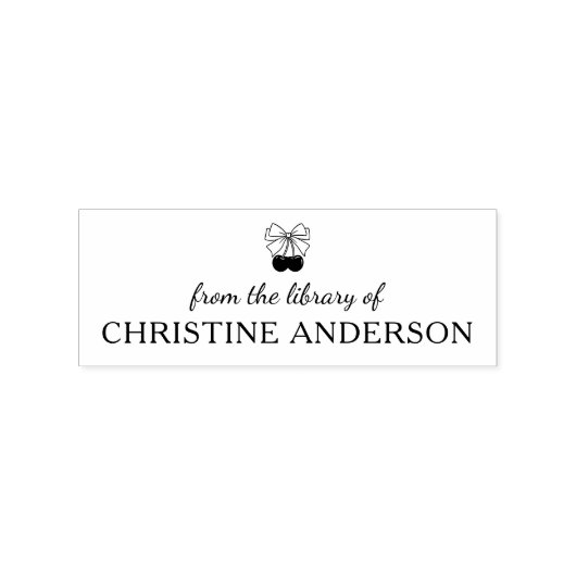 Cherry | Maak je eigen | Uit de bibliotheek van he Rubberstempel (Afrduk)