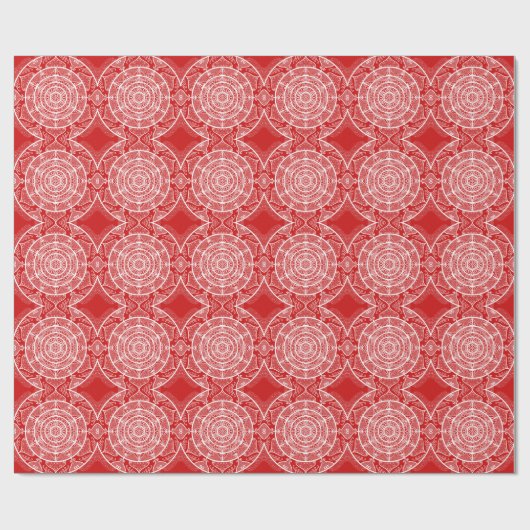 Cherry Mandala Cadeaupapier (Vlak)