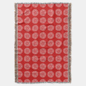 Cherry Mandala Deken (Voorkant Verticaal)
