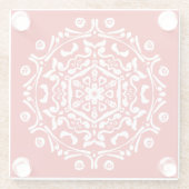 Cherry Mandala Glazen Onderzetter (Achterkant)
