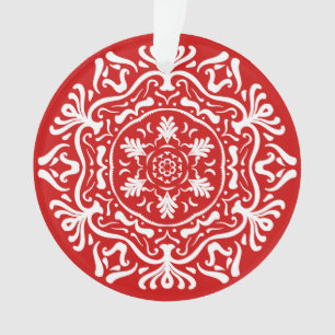 Cherry Mandala Ornament