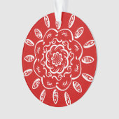 Cherry Mandala Ornament (voorkant)