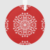 Cherry Mandala Ornament (achterkant)