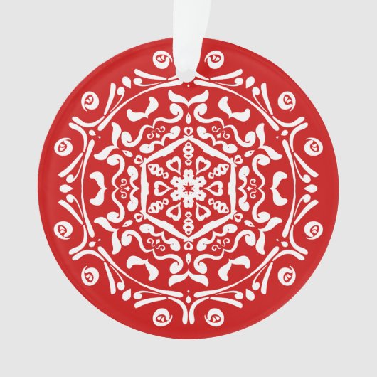 Cherry Mandala Ornament (voorkant)
