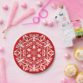 Cherry Mandala Papieren Bordje (Feest)