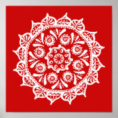 Cherry Mandala Poster (Voorkant)