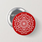 Cherry Mandala Ronde Button 5,7 Cm (Voorkant /achterkant)