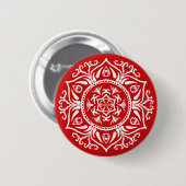 Cherry Mandala Ronde Button 5,7 Cm (Voorkant /achterkant)