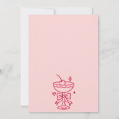 Cherry Martini Tying Up My Twenties 30th Birthday Kaart (Achterkant)