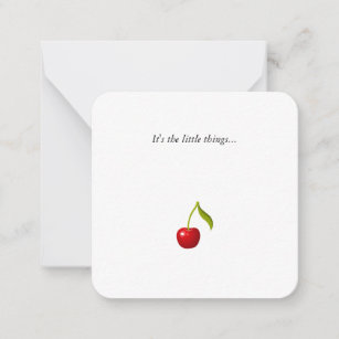 Cherry Mini Bedankt voor je briefkaart