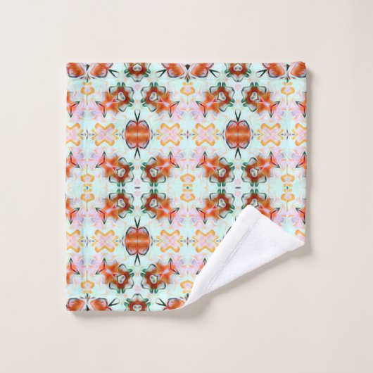 Cherry Mint Blossom Print Towel Bad Handdoek (Wasdoekje)