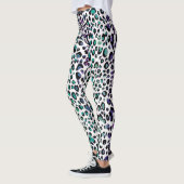 Cherry Mint Leopard Spots Animal Print Leggings (Links)