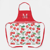 Cherry Monogram Botanical Red Schort (Voorkant)
