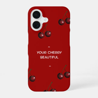 Cherry Mooie Telefoonhoes iPhone 16 Hoesje