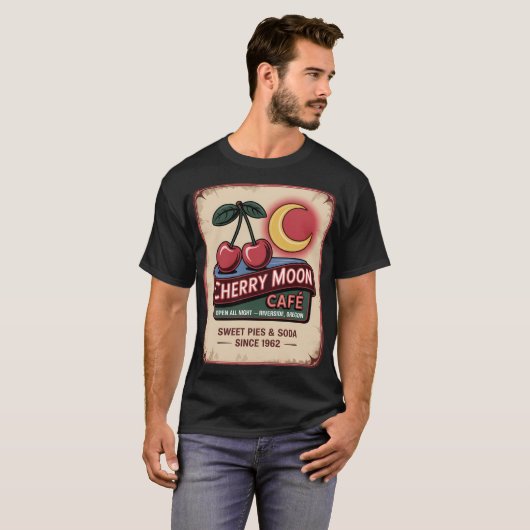 Cherry Moon Café T-shirt (Voorkant volledig)
