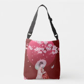 Cherry Moon Cherry Blossom Crossbody Tas (Voorkant)