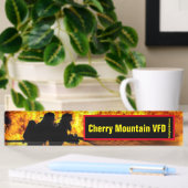 Cherry Mountain VFD Flames bureaunaam bord Naambordje
