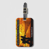 Cherry Mountain Volunteer Fire Department Label Bagagelabel (Voorkant (verticaal))