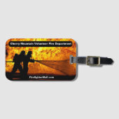 Cherry Mountain Volunteer Fire Department Label Bagagelabel (Voorkant (horizontaal))
