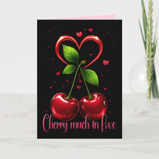 Cherry Much in Love Kaart (Voorkant)