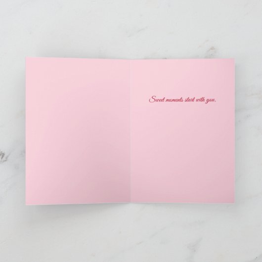 Cherry Much in Love Kaart (Binnen)