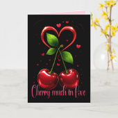 Cherry Much in Love Kaart (Gele Bloem)