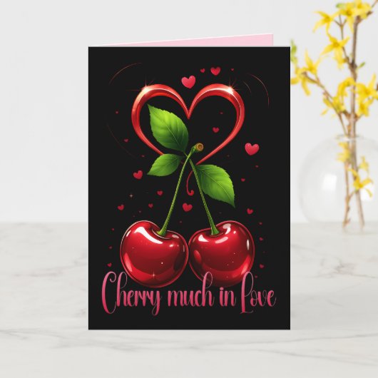 Cherry Much in Love Kaart (Gele Bloem)