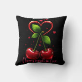 Cherry Much in Love Kussen (Achterkant)