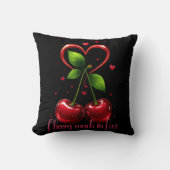 Cherry Much in Love Kussen (Voorkant)