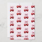 Cherry Much Love Roze Waterverf Valentijn Kaart (Achterkant)