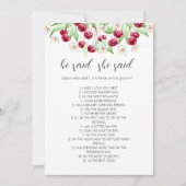 Cherry Much Wedding game Kaart (Voorkant)