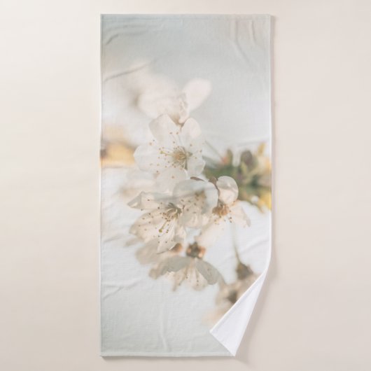 Cherry Natuur Foto Badhanddoek (Badhanddoek)