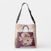 Cherry on Cake Purse AI-kunst Crossbody Tas (Achterkant)