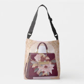Cherry on Cake Purse AI-kunst Crossbody Tas (Voorkant)
