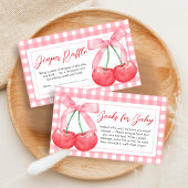 Cherry on Top Baby Shower Books for Baby Informatiekaartje