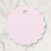 Cherry On Top Baby Shower Coquette Pink Cute Bedankjes Labels (Achterkant)