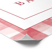 Cherry On Top Baby Shower Welcome Sign Poster (Hoek)